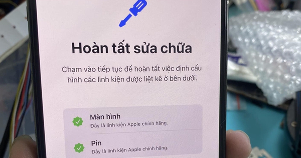 Người bán iPhone dựng 