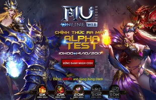 MU Online Web chính thức mở cửa Alpha Test tại Việt Nam ngày 14/10