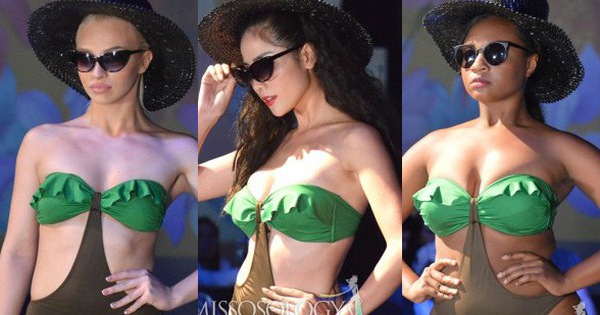 Hoàng Hạnh diện bikini đọ dáng bên dàn thí sinh Miss Earth ngấn mỡ nhưng vẫn chưa tạo nên kỳ tích!