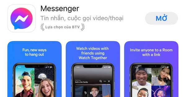 Messenger đã cho cập nhật bản mới, icon màu 