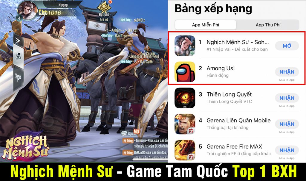 Game4V tặng 1000 giftcode Nghịch Mệnh Sư lần 2