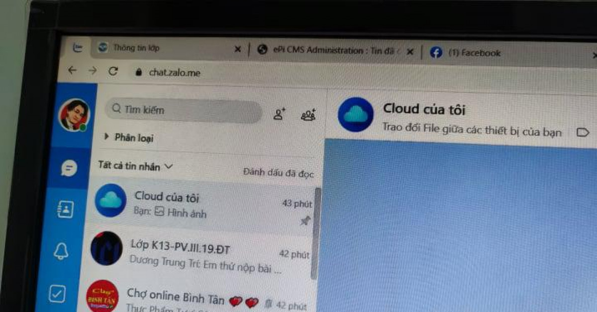 Zalo bị lỗi khiến người dùng không thể gửi tin nhắn