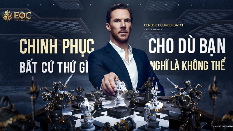 Benedict Cumberbatch phát ngôn cho Era of Conquest, chính thức ra mắt toàn cầu 27/10