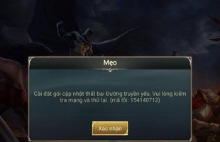 Liên Quân Mobile: Game thủ đề nghị NPH đền bù vì lỗi đường truyền xảy ra lúc 15h30 ngày 12/11