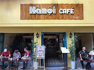 Đứng ngồi không yên khi Hà Nội lại xuất hiện thêm một mặt tiền cafe đẹp 