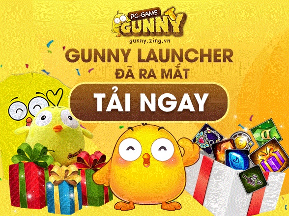 Gunny Launcher giữ nguyên thông tin tài khoản người chơi từ bản webgame, sẵn sàng tải về từ 12/11