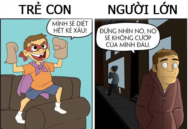 Tranh vui: Ai cũng có một thời 