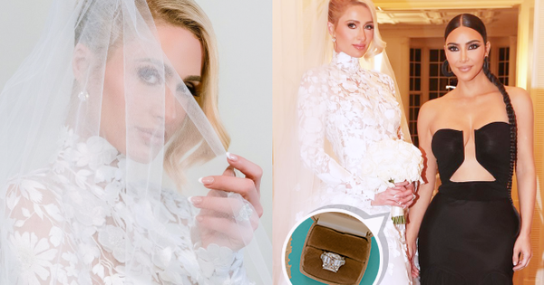 Paris Hilton đeo nhẫn cưới 46 tỷ hột kim cương to chọi bể đầu ở hôn lễ, góp công cứu 1 màn thua trông thấy bên Kim 