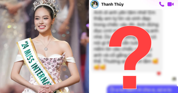 Lộ tin nhắn gây tranh cãi của Thanh Thuỷ về chiếc váy "sóng gió" trước khi đăng quang Miss International 2024