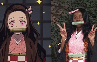 Kimetsu no Yaiba: Phiên bản cosplay Nezuko da màu gây tranh cãi dữ dội trên mạng xã hội