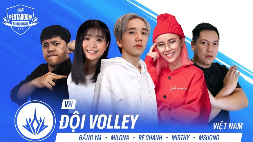 5 thành viên đội Volley tham gia Pentaboom Showdown là ai?