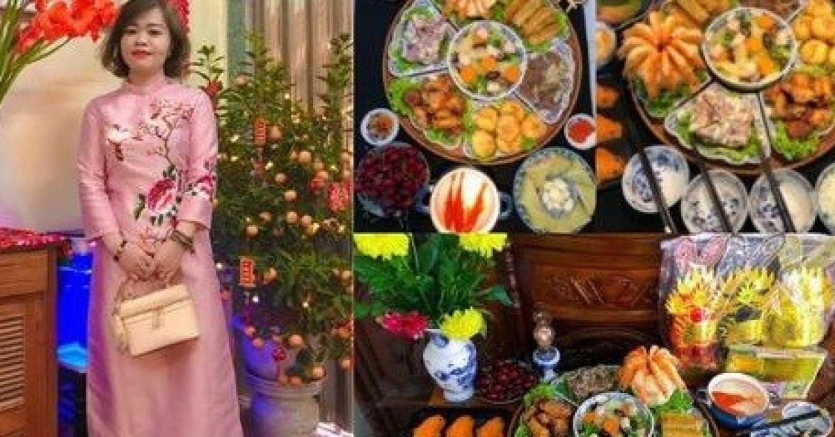 Cô gái 9x Hà Nội tự tay làm mâm cỗ cúng Tết ông Công ông Táo khiến dân mạng tấm tắc khen