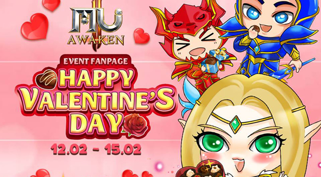 Vừa ăn Tết xong, game thủ MU Awaken VNG lại đón nhận sự kiện Valentine hoành tráng