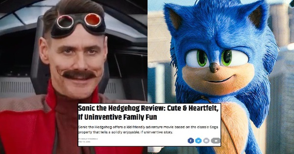 Báo chí thế giới nhận xét Sonic the Hedgehog: Phim thường thôi nhưng kẻ phản diện Jim Carrey thì 