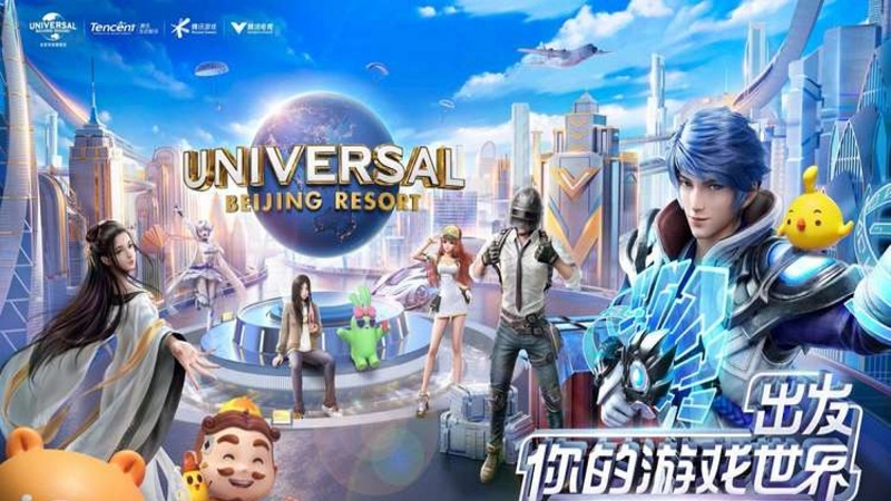 Tencent hợp tác với Beijing Universal Resort tăng cường tính giải trí