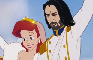 Sẽ thế nào nếu nam diễn viên Keanu Reeves nhập vai các hoàng tử Disney?