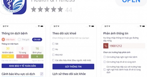 Cách tải và khai báo y tế toàn dân qua ứng dụng NCOVI cho người dùng iPhone