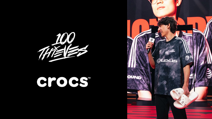 LMHT: Nhờ bị Riot phạt, 100 Thieves được hãng dép Crocs tài trợ