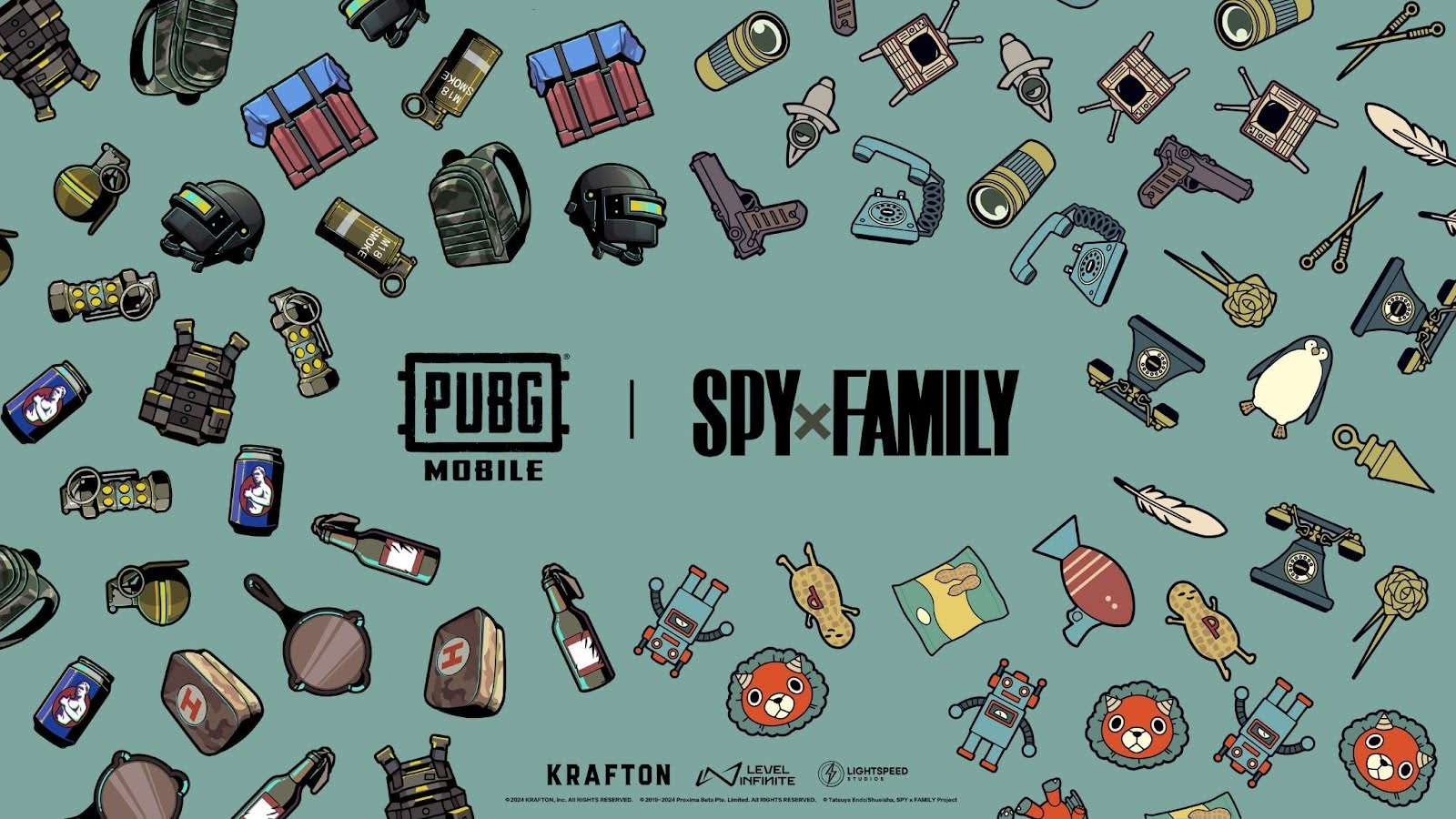 PUBG MOBILE hợp tác siêu phẩm anime đình đám toàn cầu - SPYxFAMILY