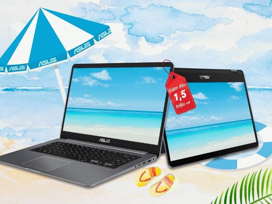 Asus giảm giá sốc laptop chào hè 2018