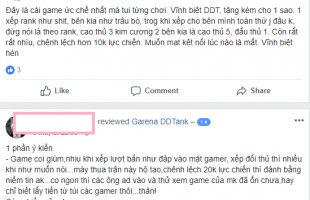 Garena nhận ‘cơn mưa 1 sao’ từ game thủ DDtank Việt do sắp xếp trận đấu quá chênh lệch