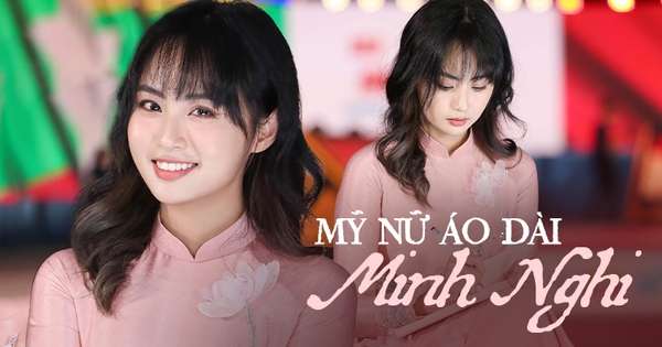 Minh Nghi đẹp rạng rỡ chiếm trọn spotlight với tà áo dài trong ngày ra quân của Đội tuyển Tốc Chiến tại SEA Games 31