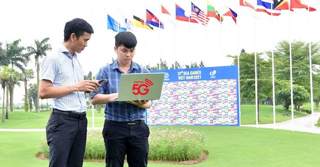 SEA Games 31: VTV dùng mạng 5G để phát sóng trực tiếp môn Golf