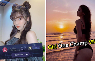 2000 trận chỉ chơi một tướng, girl 1 champ Hoàng Yến Chibi lột xác khoe 