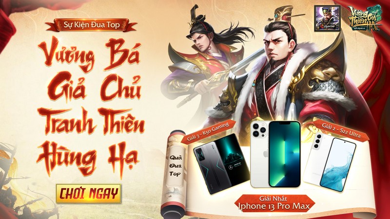 Game Đấu Tướng cực chất Vương Giả Thiên Hạ chính thức Open Beta, Đua TOP ngay