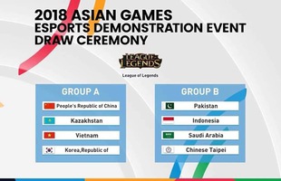 Bốc thăm chia bảng bộ môn LMHT ASIAN Games: Việt Nam rơi vào bảng tử thần, game thủ tố chủ nhà Indonesia cố tình bốc thăm gian lận