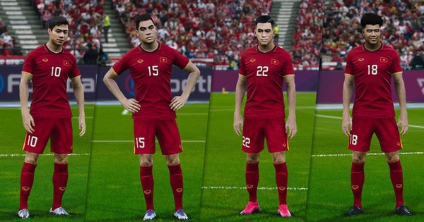 Game thủ Việt tâm huyết, mang đội tuyển Việt Nam lên PES 20, đẹp xuất sắc và giống 