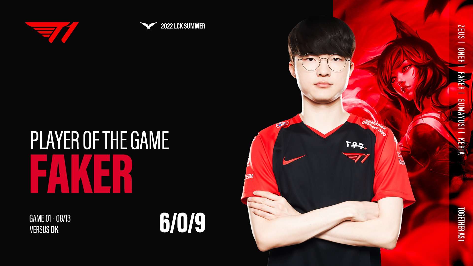 Faker lên Mejai và giúp T1 thắng 2-0 DK, nhẹ nhàng kết thúc vòng bảng LCK Mùa Hè 2022