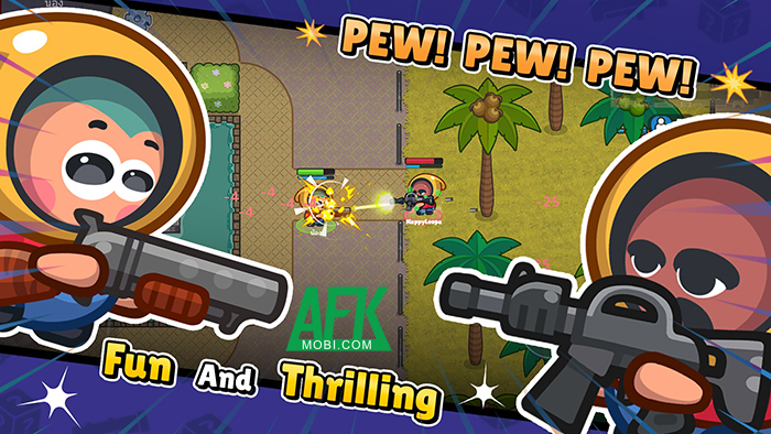 Tiny Little Royale: Battle Fun cho bạn tham gia vào những trận loạn chiến trực tuyến vui nhộn