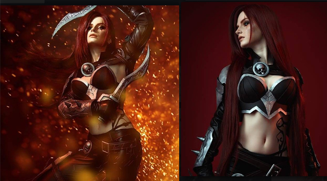 LMHT: Mê mẩn với ánh mắt sắc lạnh đầy cuốn hút của cosplay Katarina