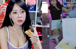 Bất ngờ bị tôm hùm đánh trả trên sóng trực tiếp, nữ streamer sợ tới nỗi 