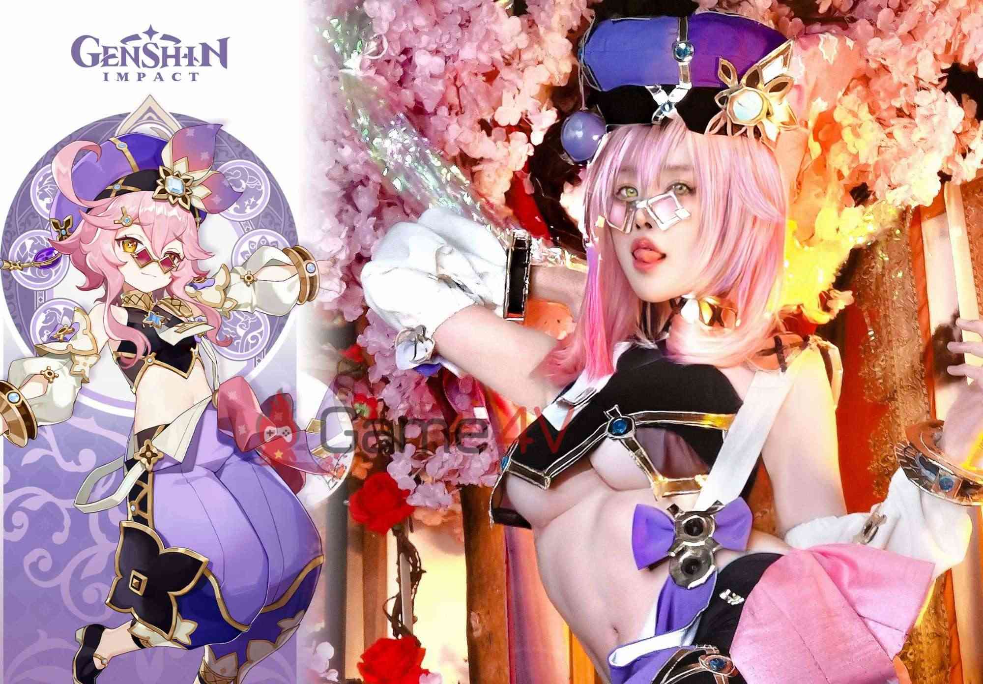 Cosplayer bị ném đá vì 'sexy hóa' nhân vật mới trong Genshin Impact