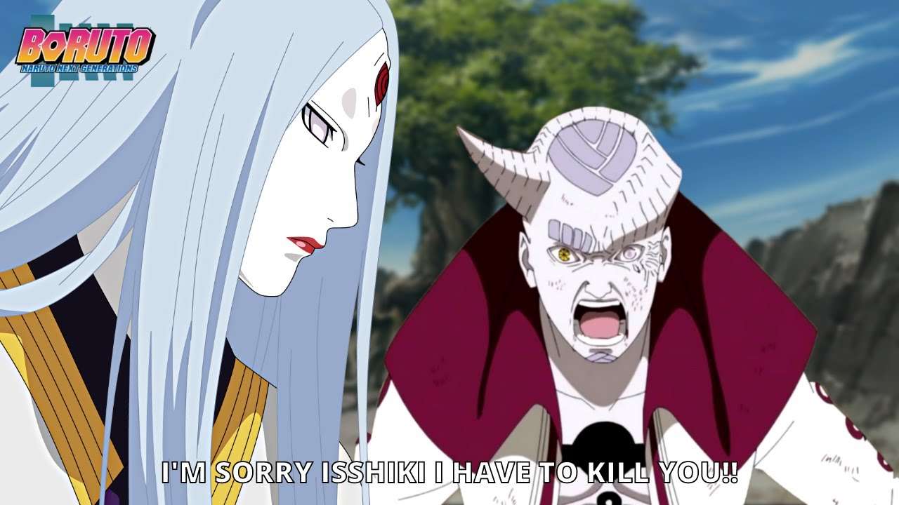 Boruto: Kaguya vs Isshiki trước hay sau khi bà ta ăn trái chakra?