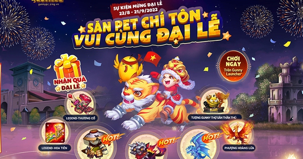 Game thủ Gunny PC cùng nhau “Săn Pet Chí Tôn - Vui Cùng Đại Lễ”