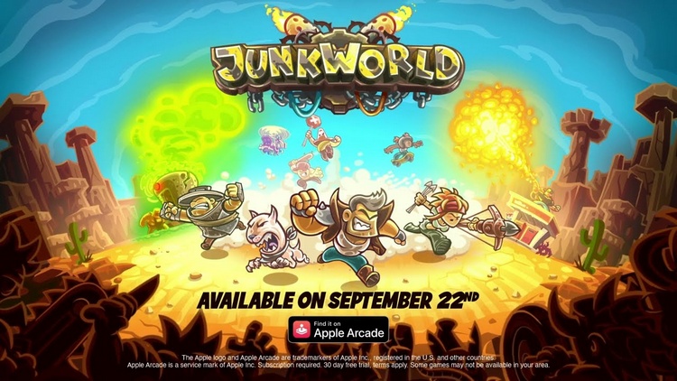 Junkworld sẽ phát hành trên Apple Arcade vào ngày 22/09 tới đây