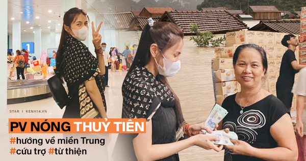 Phỏng vấn nóng Thuỷ Tiên đến Huế cứu trợ miền Trung: Đã kêu gọi được hơn 8 tỷ, bán hết hột xoàn làm từ thiện và chưa kịp báo chồng