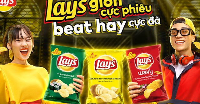 Snack Khoai Tây Lay's chính thức trở thành nhà đồng tài trợ Rap Việt mùa 02