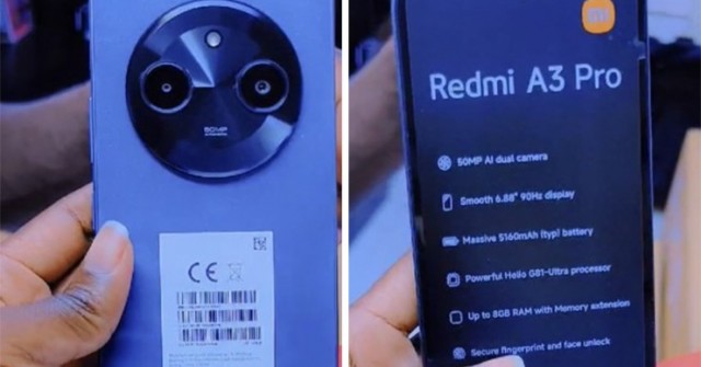 Redmi A3 Pro bất ngờ lộ diện với màn hình lớn ấn tượng, giá chưa đến 3 triệu đồng