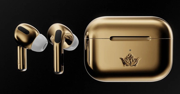 Nhịn đói cả năm chưa chắc mua nổi AirPods Pro này: Làm hoàn toàn từ vàng 18K, giá hơn 1,5 tỷ