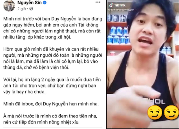 Hiệp sĩ đường phố Nguyễn Sin đăng bài hẹn gặp mặt THOL Nguyễn làng gym vì xúc phạm cố nghệ sĩ Chí Tài trong ngày đưa tiễn về Mỹ