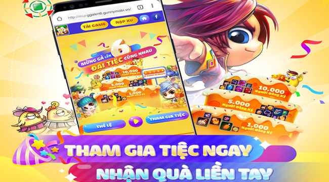 Cộng đồng Gunny Mobi nhiệt tình tương tác với chuỗi sự kiện mừng sinh nhật 6 tuổi