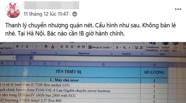 Cuối năm 2021, tình hình kinh doanh tiệm net vẫn chưa khởi sắc