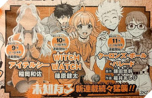 Weekly Shonen Jump công bố 4 manga 