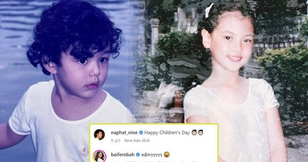 Baifern - Nine cùng khoe ảnh hồi bé: Dàn sao xuýt xoa vì visual đỉnh cao cả đôi, riêng 2 người lại mải trêu nhau gì đây?