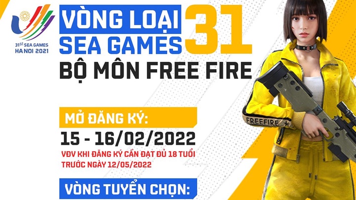 Garena phối hợp cùng VIRESA tổ chức vòng loại SEA Games 31 nội dung Free FIre