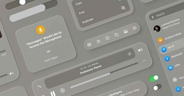 iOS 18 sẽ có giao diện lạ mắt của kính Vision Pro?